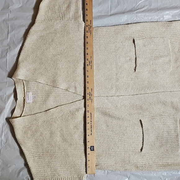 Auden Women's Open Front Sweater Robe with Pockets XL/XXL Oatmeal New - Picture 11 of 14